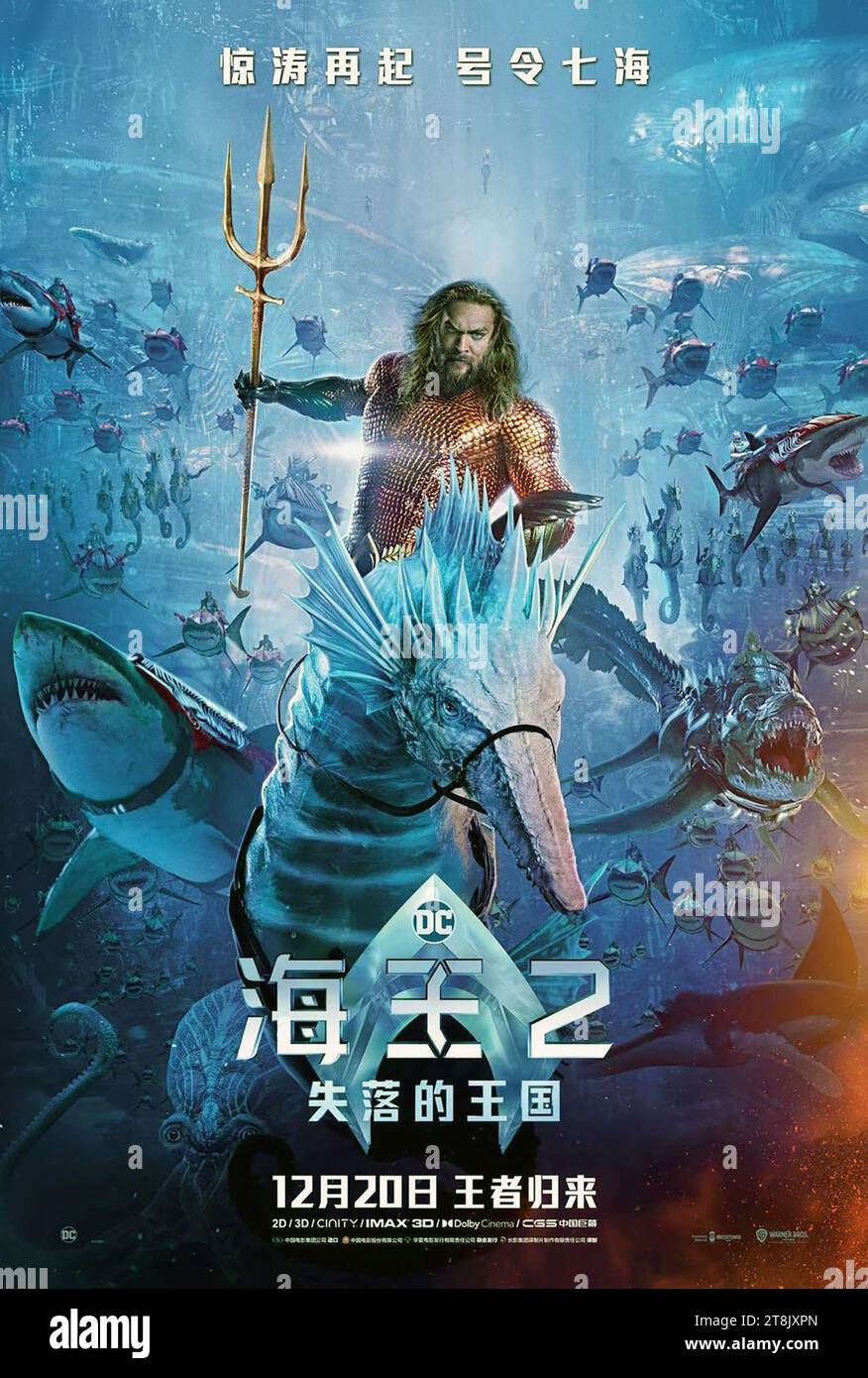 AQUAMAN AND THE LOST KINGDOM, (aka AQUAMAN 2), Chinese poster