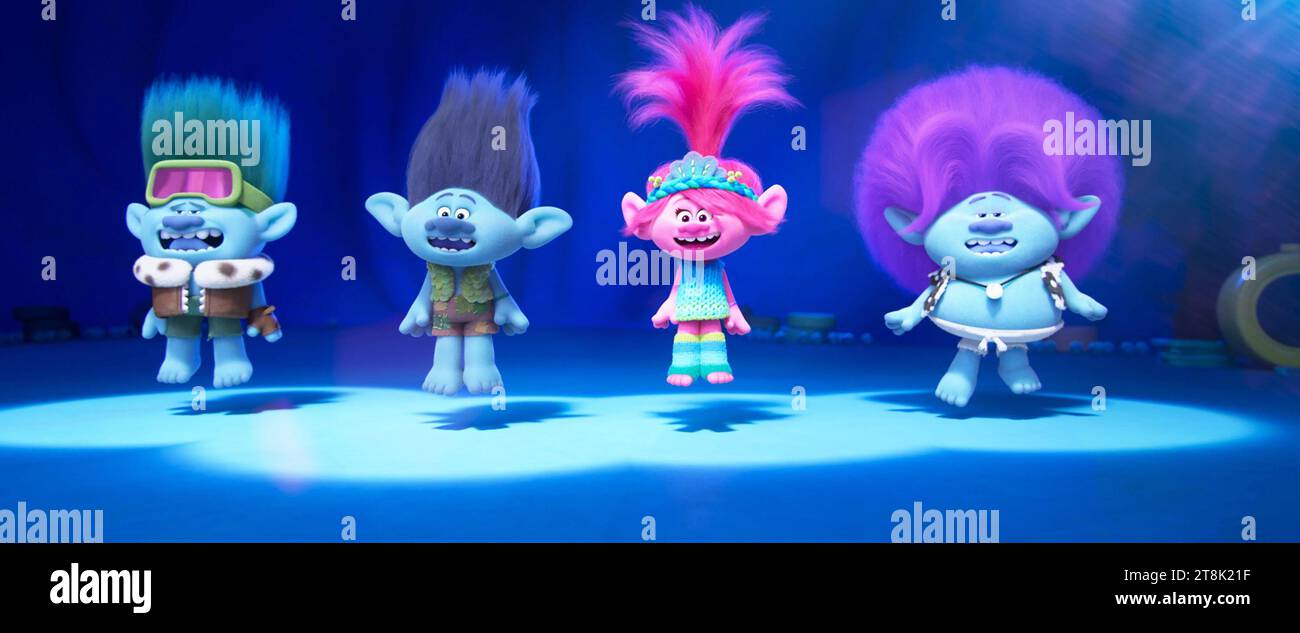 TROLLS BAND TOGETHER, (aka TROLLS 3), from left: John Dory (voice: Eric