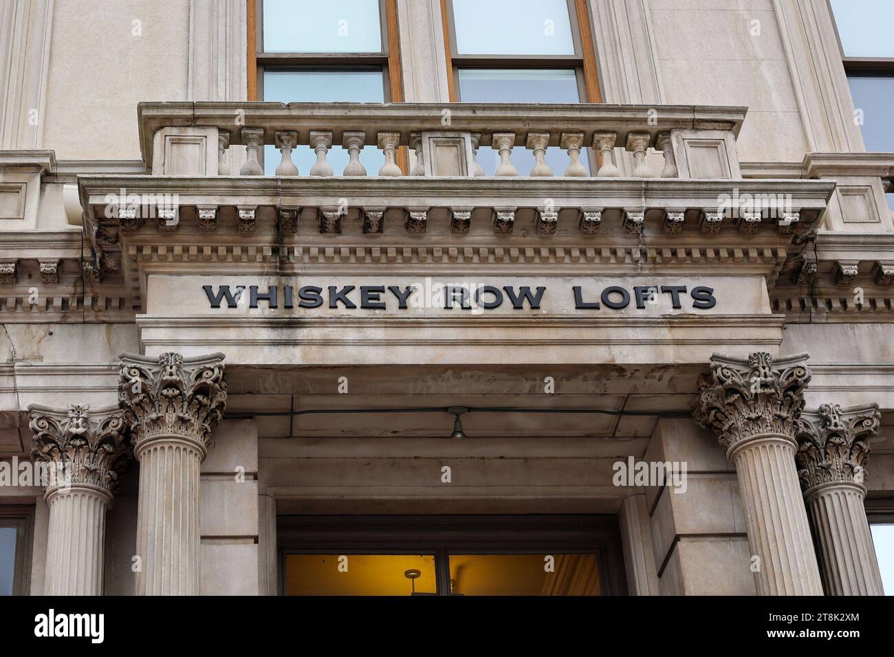 Louisville, Kentucky USA January 1, 2023 A view of the exterior of