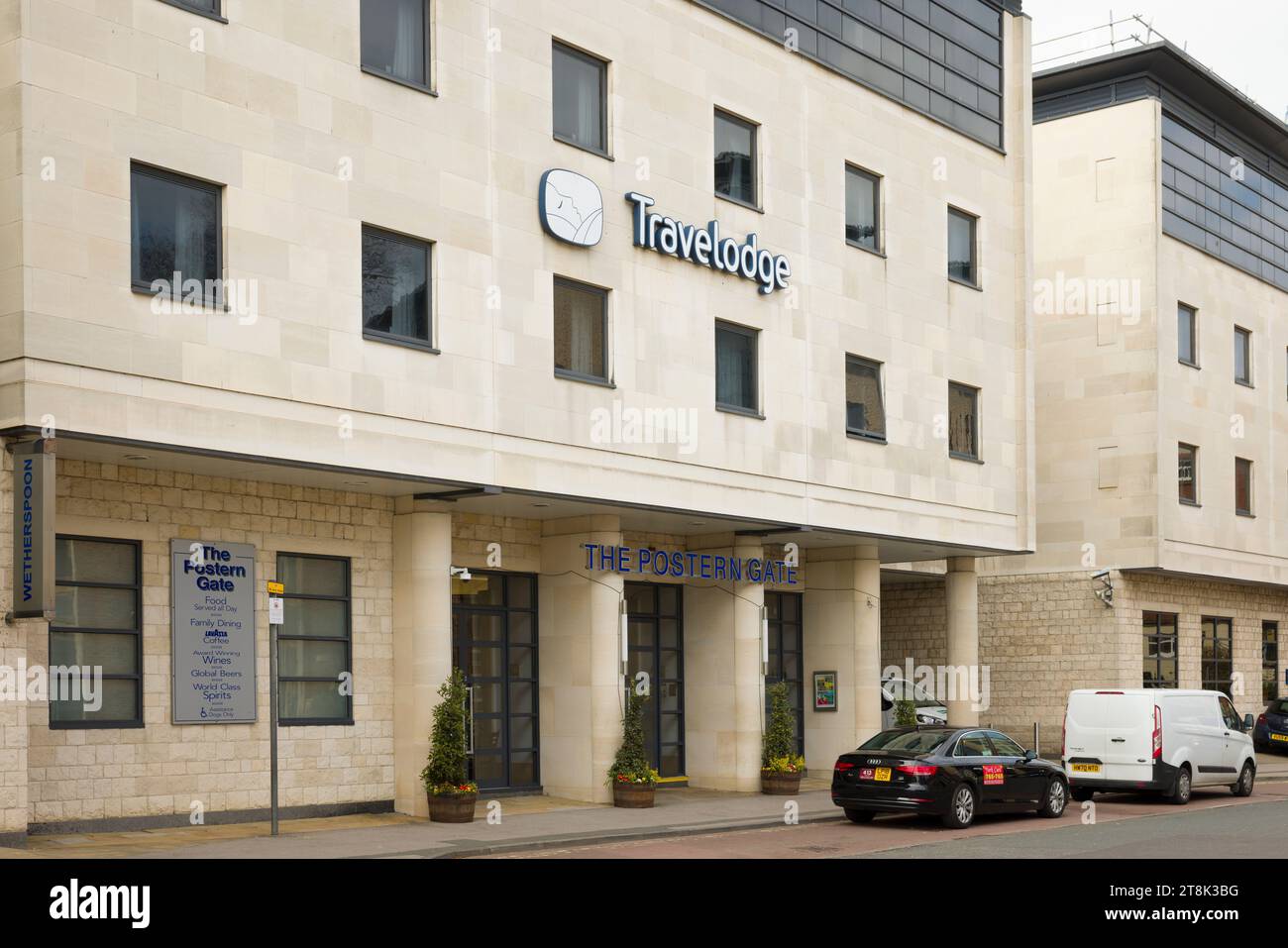 Architecture buildings facade view british logo hi-res stock ...