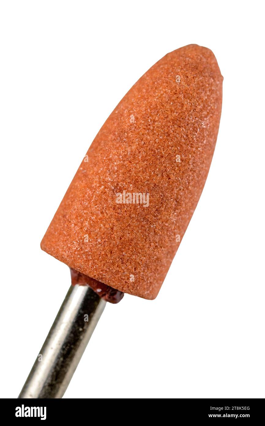 Macro of a grinding tip for a power tool Stock Photo Alamy