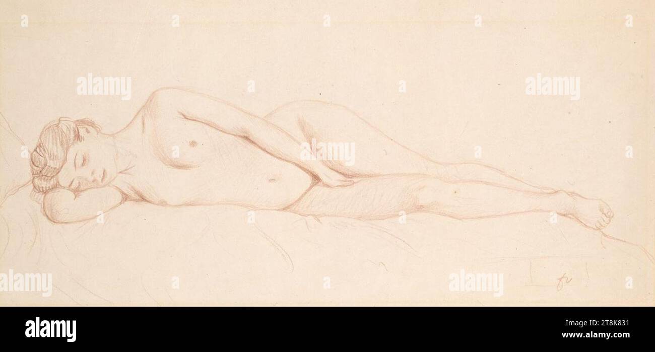 Vallotton - Nu féminin couché, 1905. Stock Photo