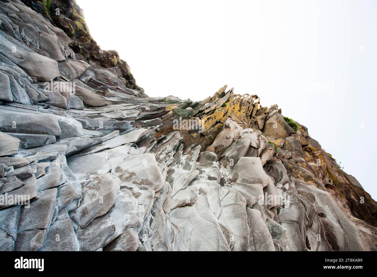 Grey rock with cracks hi-res stock photography and images - Alamy