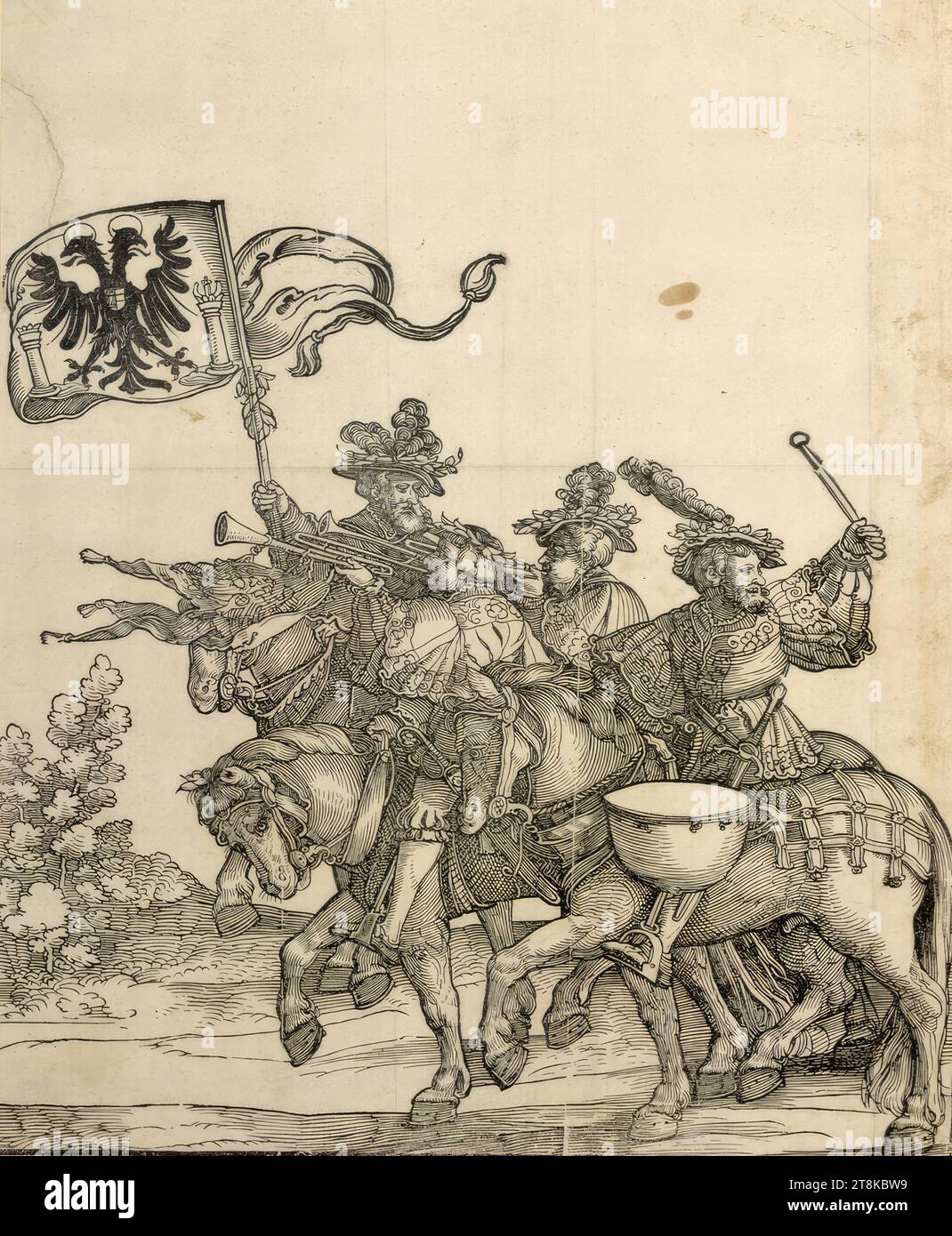 Triumphal chariot for Emperor Charles V - title page, The triumphal ...