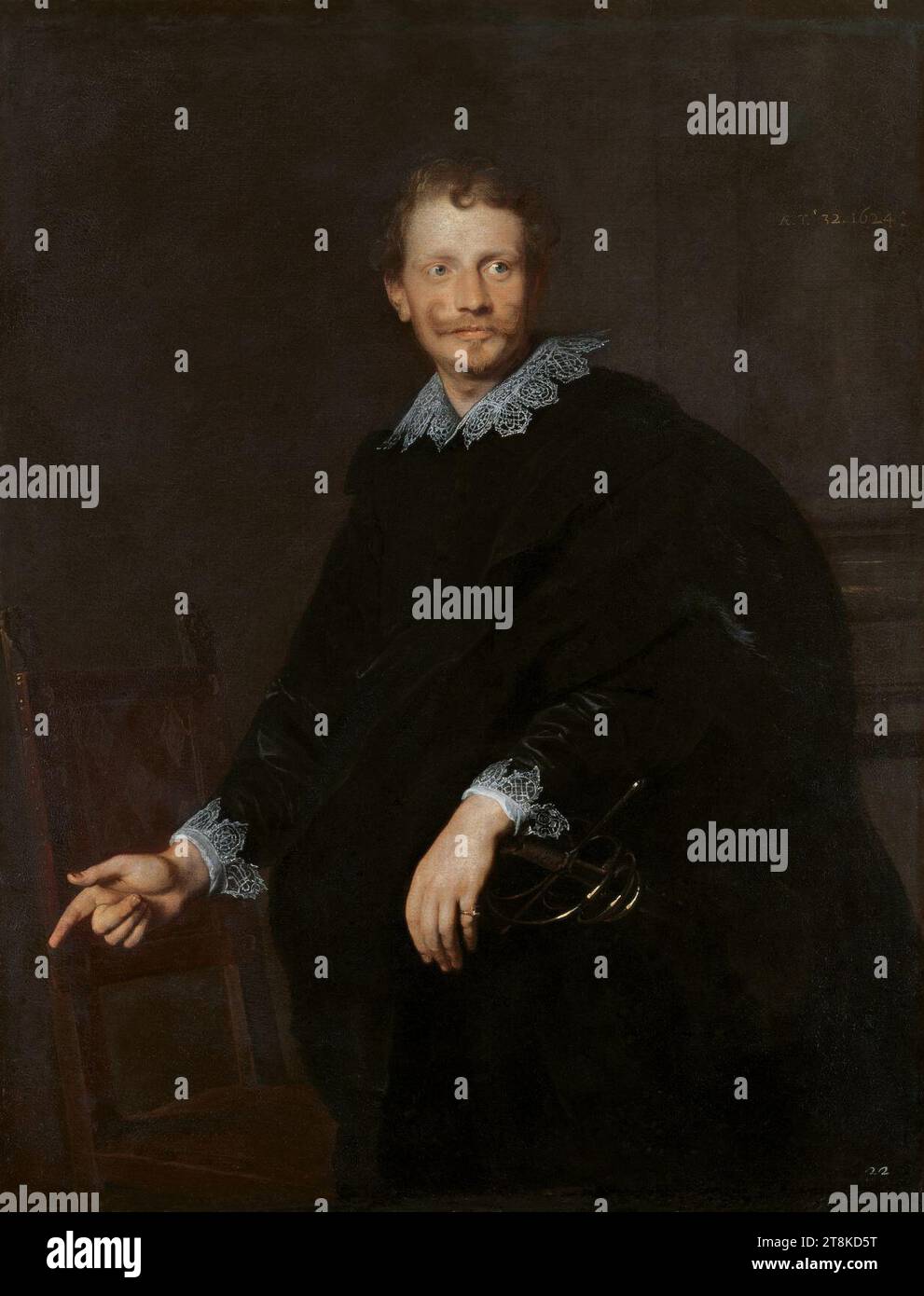 Van Dyck - Portrait of a Genoese Nobleman, 1624, Inv.-No. GE61 Stock ...