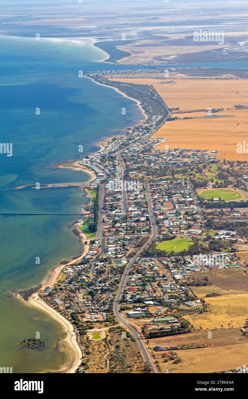 Aerial of Port Broughton Stock Photo