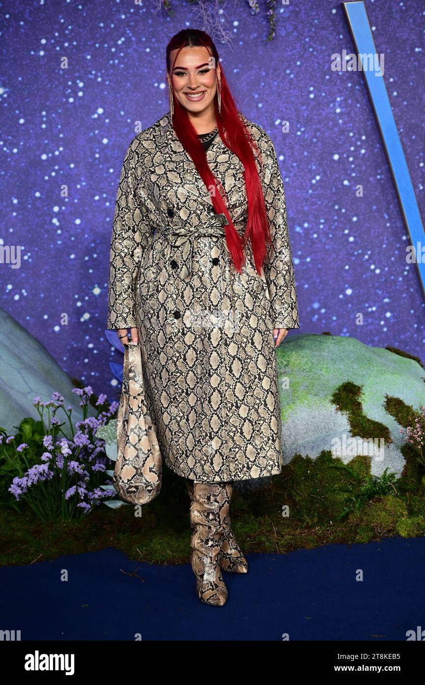 London, UK. 20th Nov, 2023. Megan Bolton attends Disney -'WISH' UK Premiere at ODEON Luxe Leicester Square. Credit: See Li/Picture Capital/Alamy Live News Stock Photo