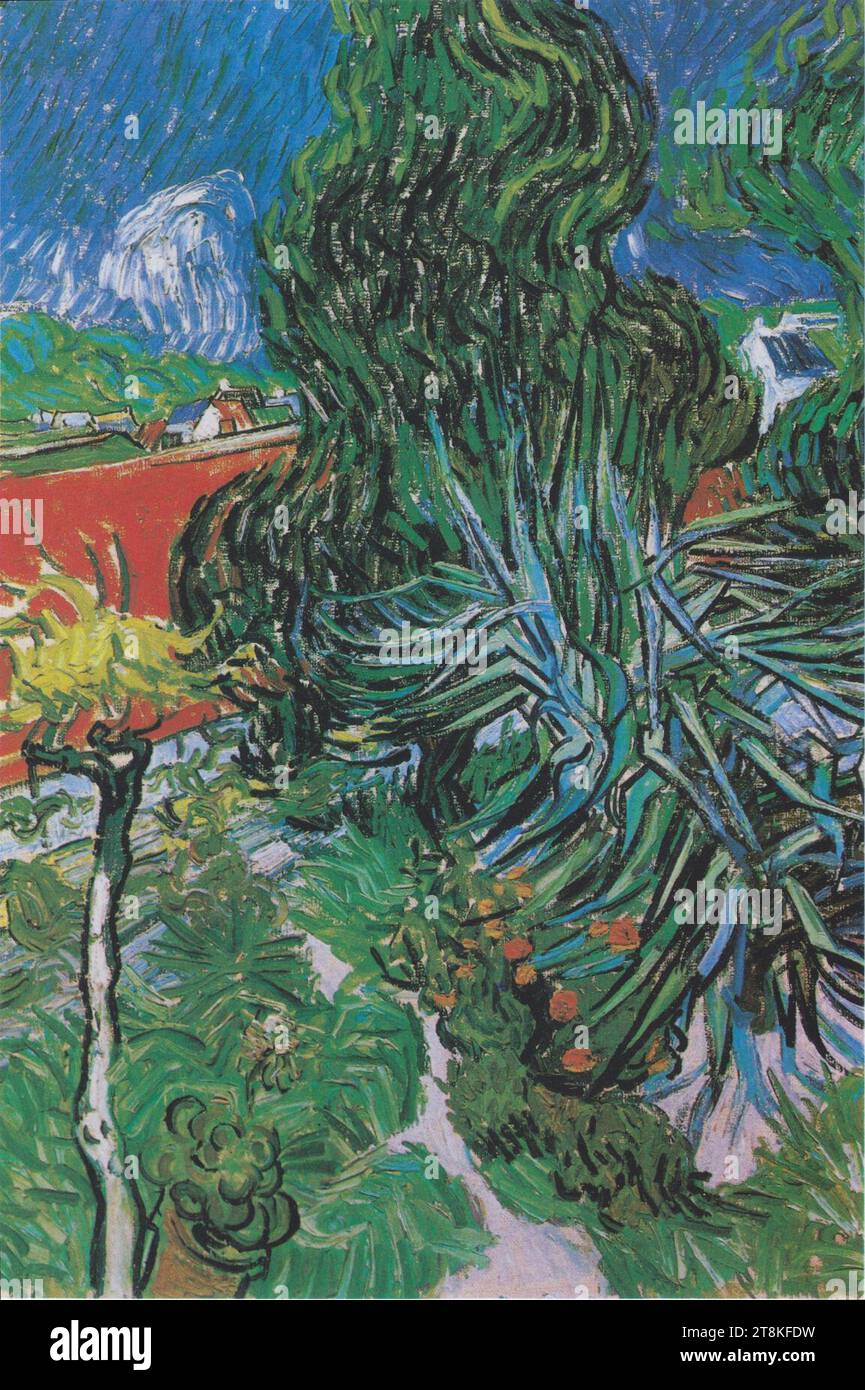 Van Gogh Der Garten von Doktor Gachet in Auvers Stock Photo Alamy