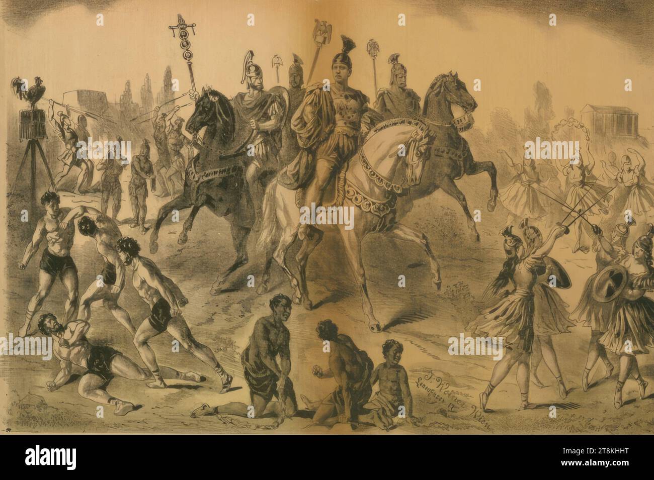 Pantomimes Rome Roman fencers hi-res stock photography and images - Alamy