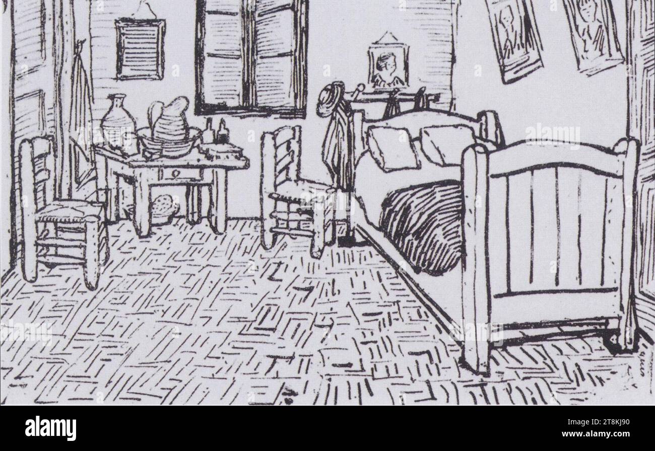 Eurographics Puzzle 1000 Teile – Schlafzimmer In Arles Von Van Gogh, 48x68 Cm, Matt Lackiert