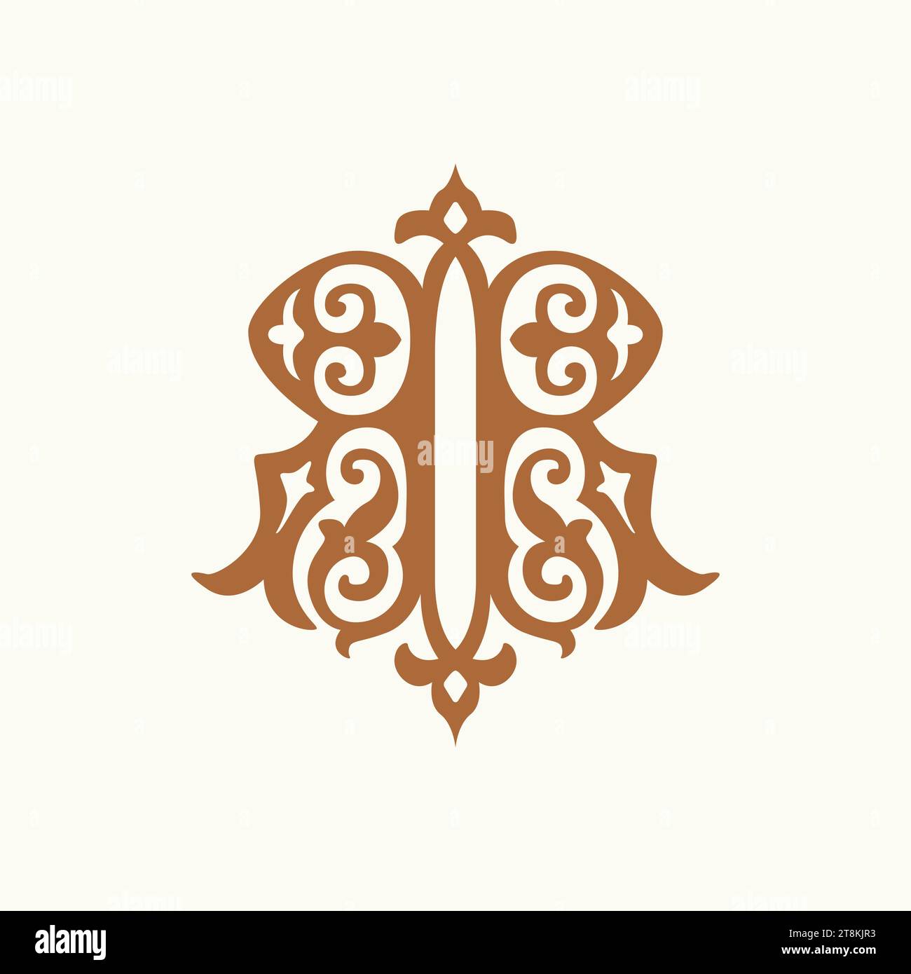 Savor sophistication with our vector monogram emblem R and R. Elevate ...
