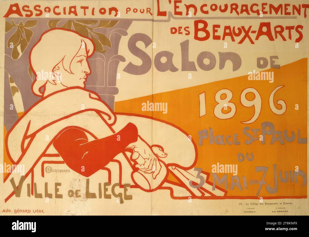 ASSOCIATION POUR L'ENCOURAGEMENT DES BEAUX-ARTS; Salon de 1896; VILLE