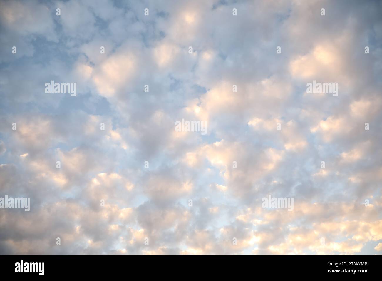 Beautiful view of blue sky with clouds Stock Photo - Alamy
