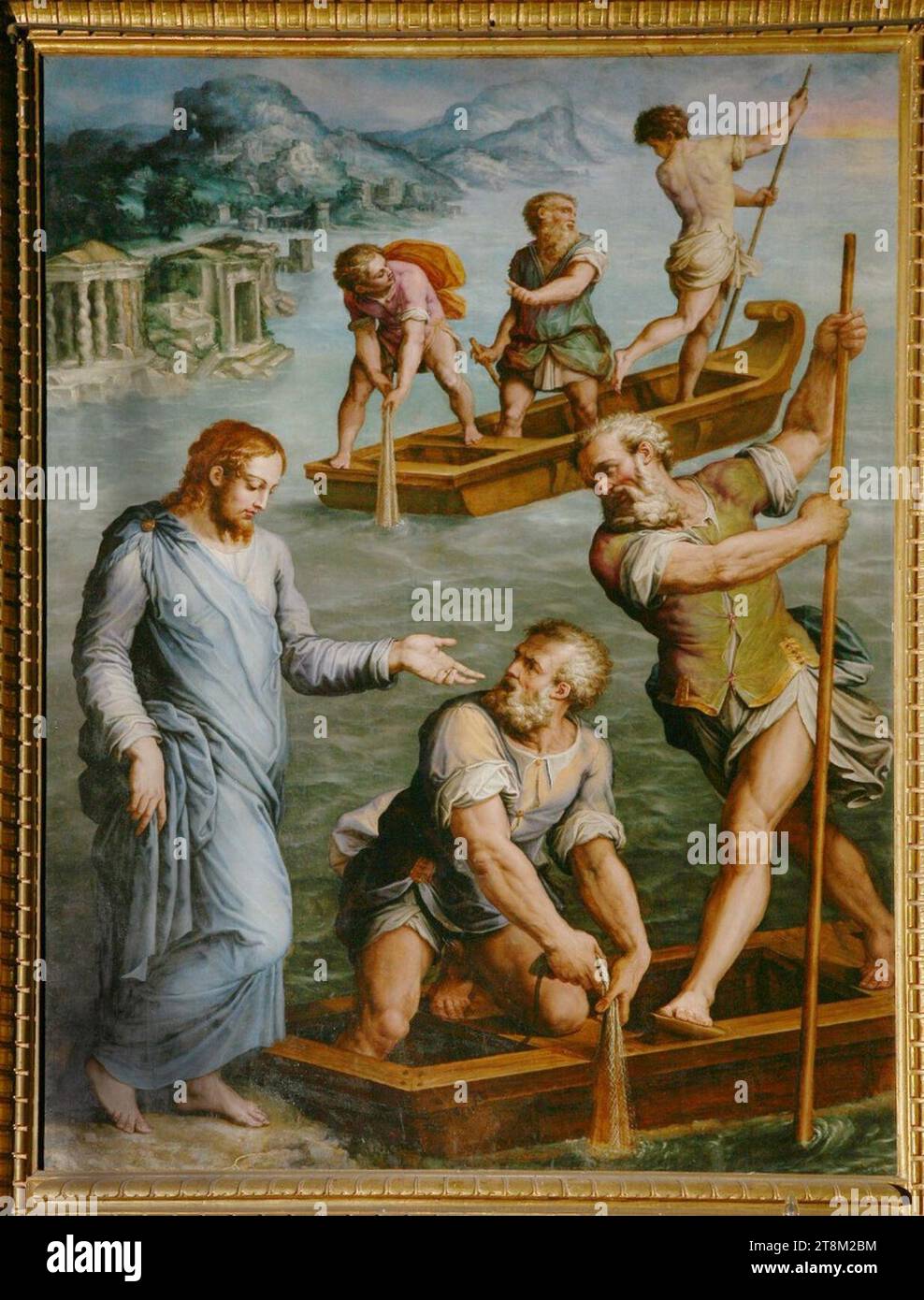 Vasari Giorgio (1551), Vocazione di San Pietro e Sant'Andrea, Arezzo. Stock Photo
