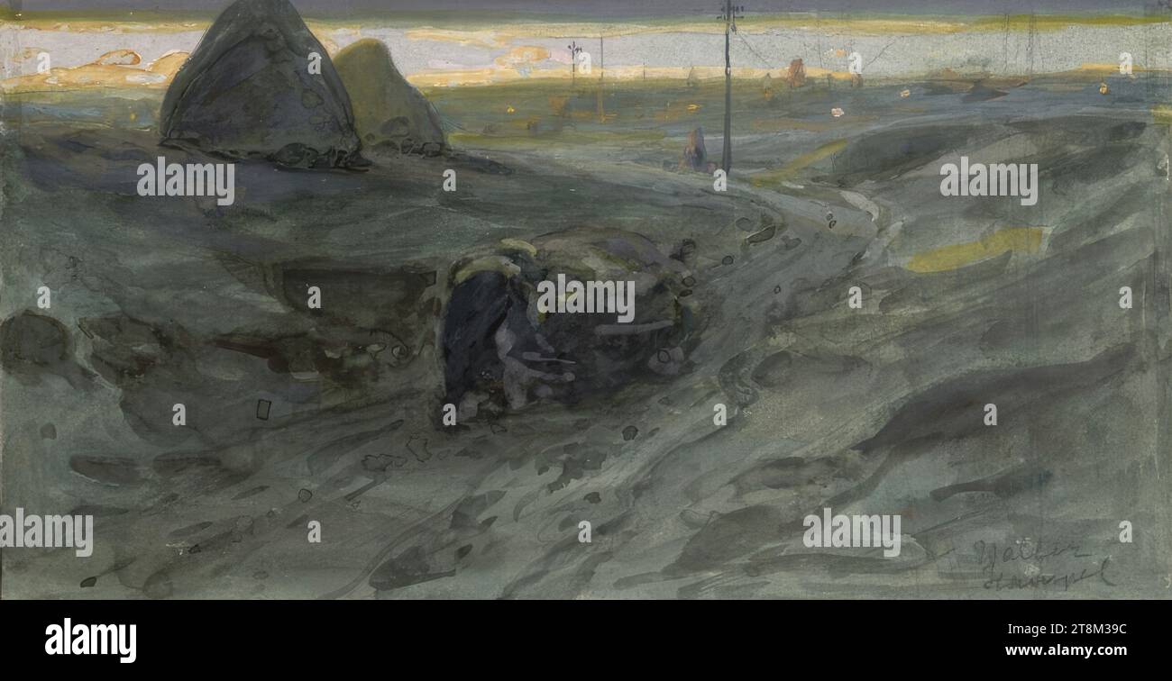 Landscape near a large city, Hagengesellschaft, Sigmund Walter Hampel ...