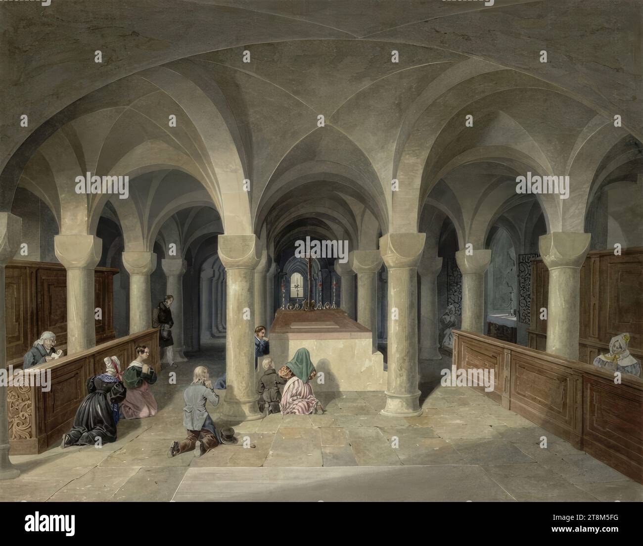 St. Wenceslaus' tomb in the underground chapel of Saints Cosmas and