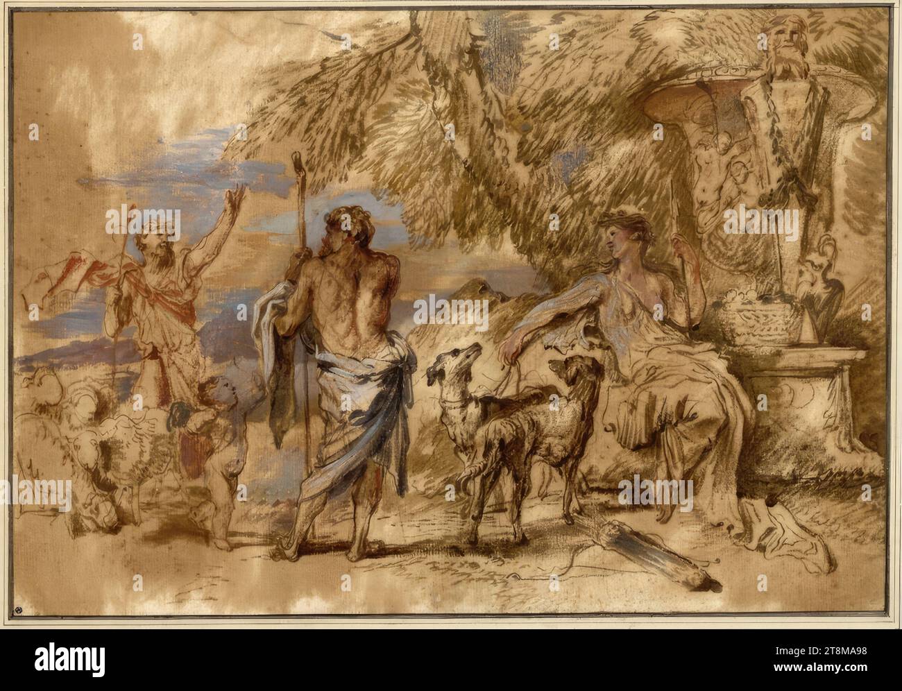 Diana rests under hi-res stock photography and images - Alamy