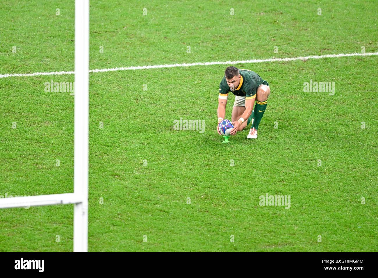 Handre Pollard during the Rugby union World Cup XV RWC final match South Africa Springboks VS New Zealand All Blacks at Stade de France in Saint-Denis near Paris on October 28, 2023. Credit: Victor Joly/Alamy Live News Stock Photo