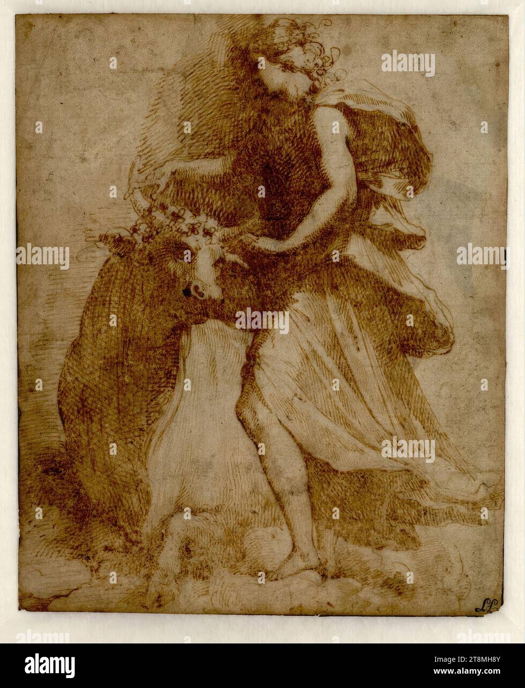 Statius Taurus Rome Europa and the bull (the zodiac sign Taurus), Baldassare Tommaso ...
