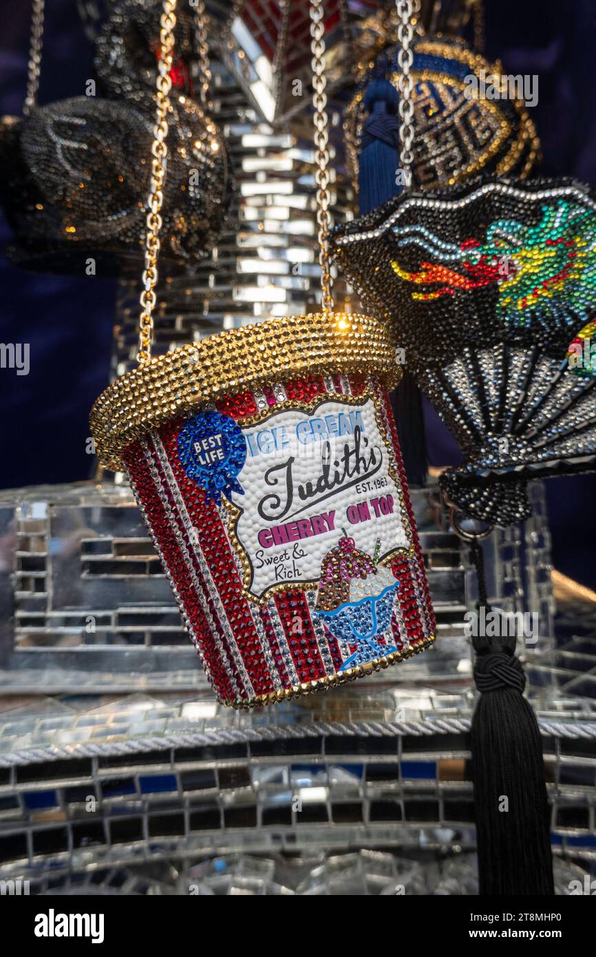 Bergdorf Goodman flagship store on Fifth Avenue features holiday