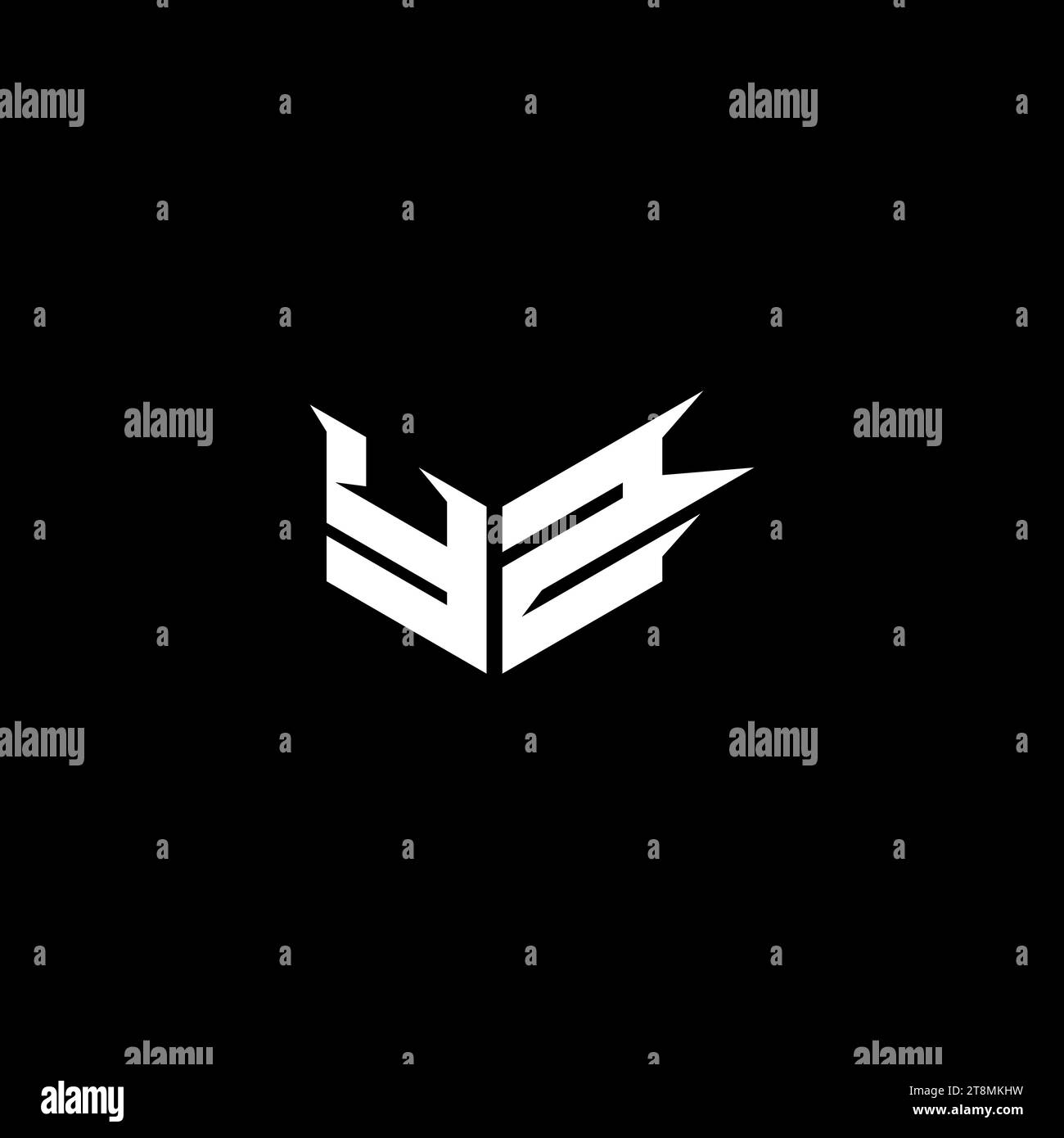 Yz gaming logo Black and White Stock Photos & Images Alamy