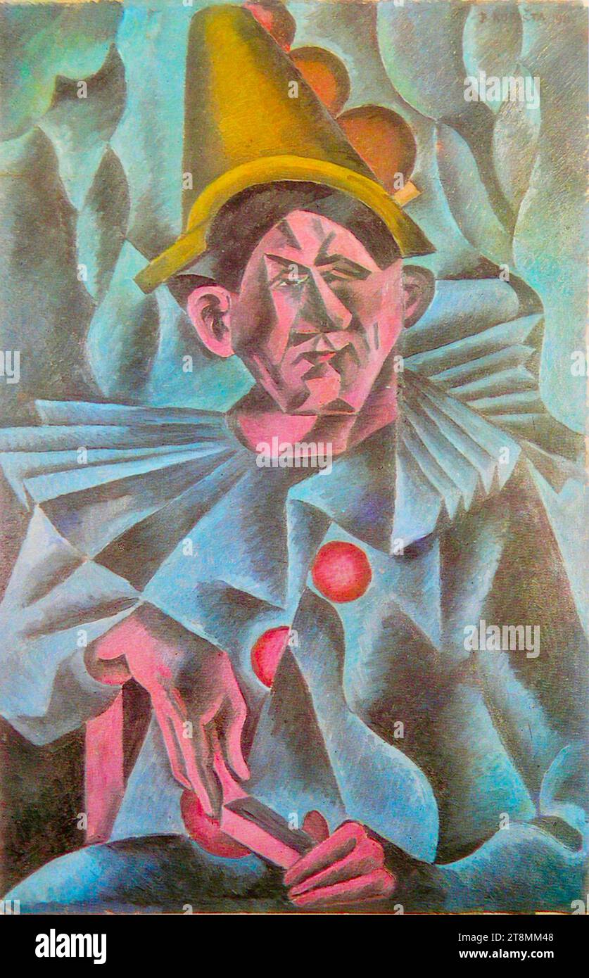 Bohumil Kubišta Pierrot 1911 Stock Photo Alamy