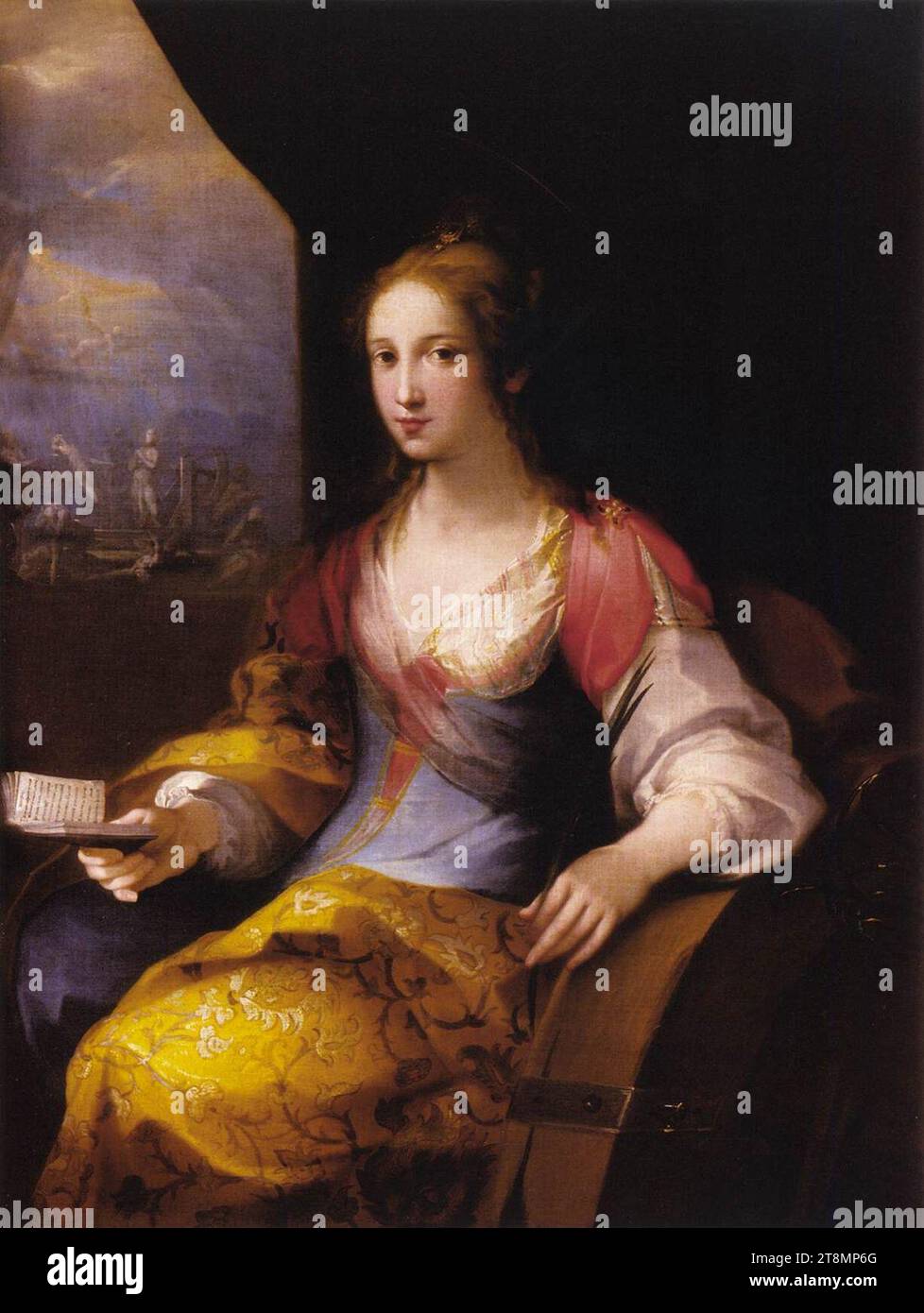 Ventura Salimbeni - St Catherine of Alexandria Stock Photo - Alamy