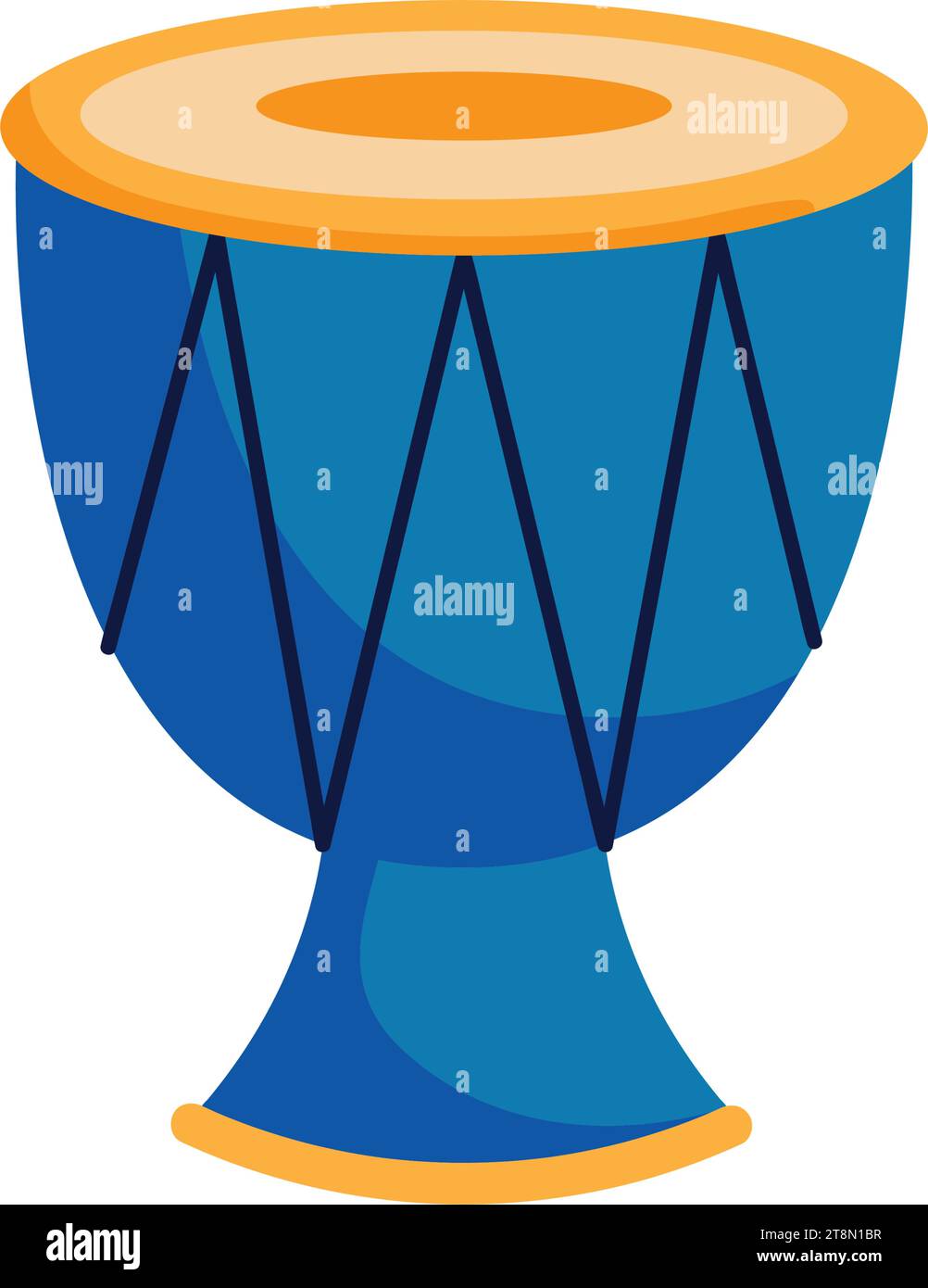 drum blue illustration vector isolated Stock Vector Image & Art - Alamy