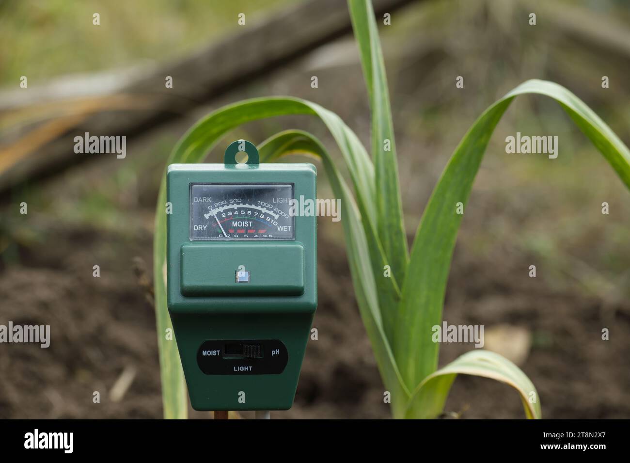 The meter has various indications illustrating its role in monitoring