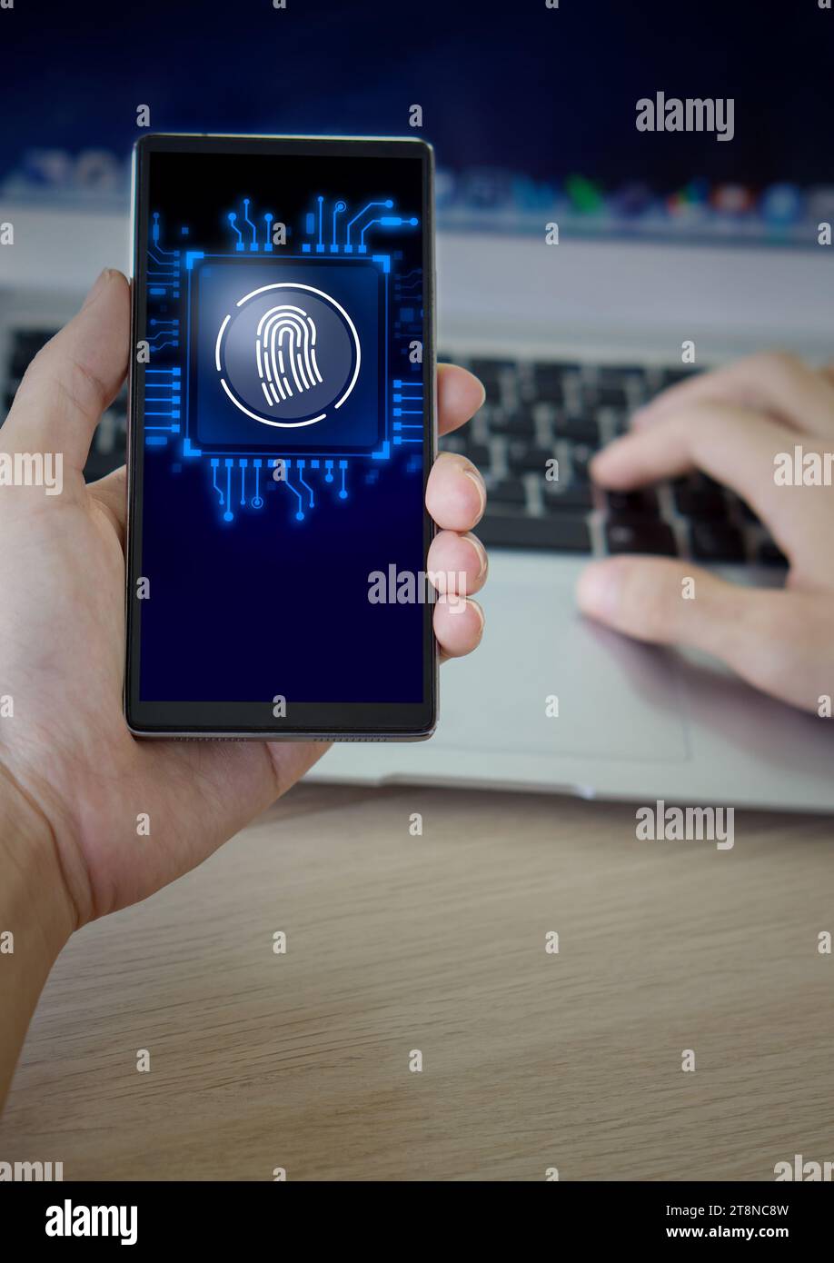 Payment processing symbol hi-res stock photography and images - Alamy - Anxious About Phone Fingerprint Recognition