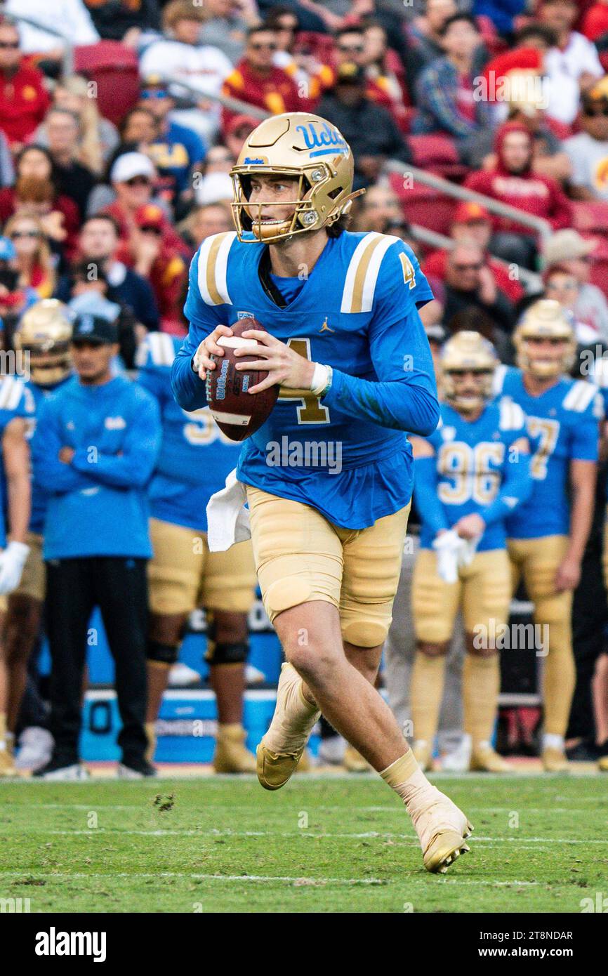 Los Angeles, United States. 18th Nov, 2023. UCLA Bruins quarterback ...