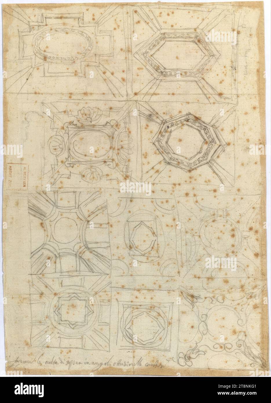 rome-palazzo-falconieri-cornice-and-vault-studies-architectural