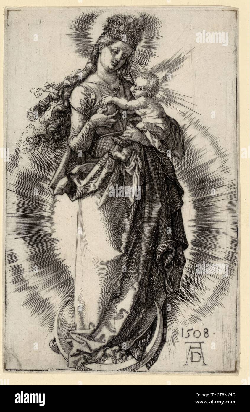 Maria with the crown of stars, Albrecht Dürer (Nuremberg 1471 - 1528 ...