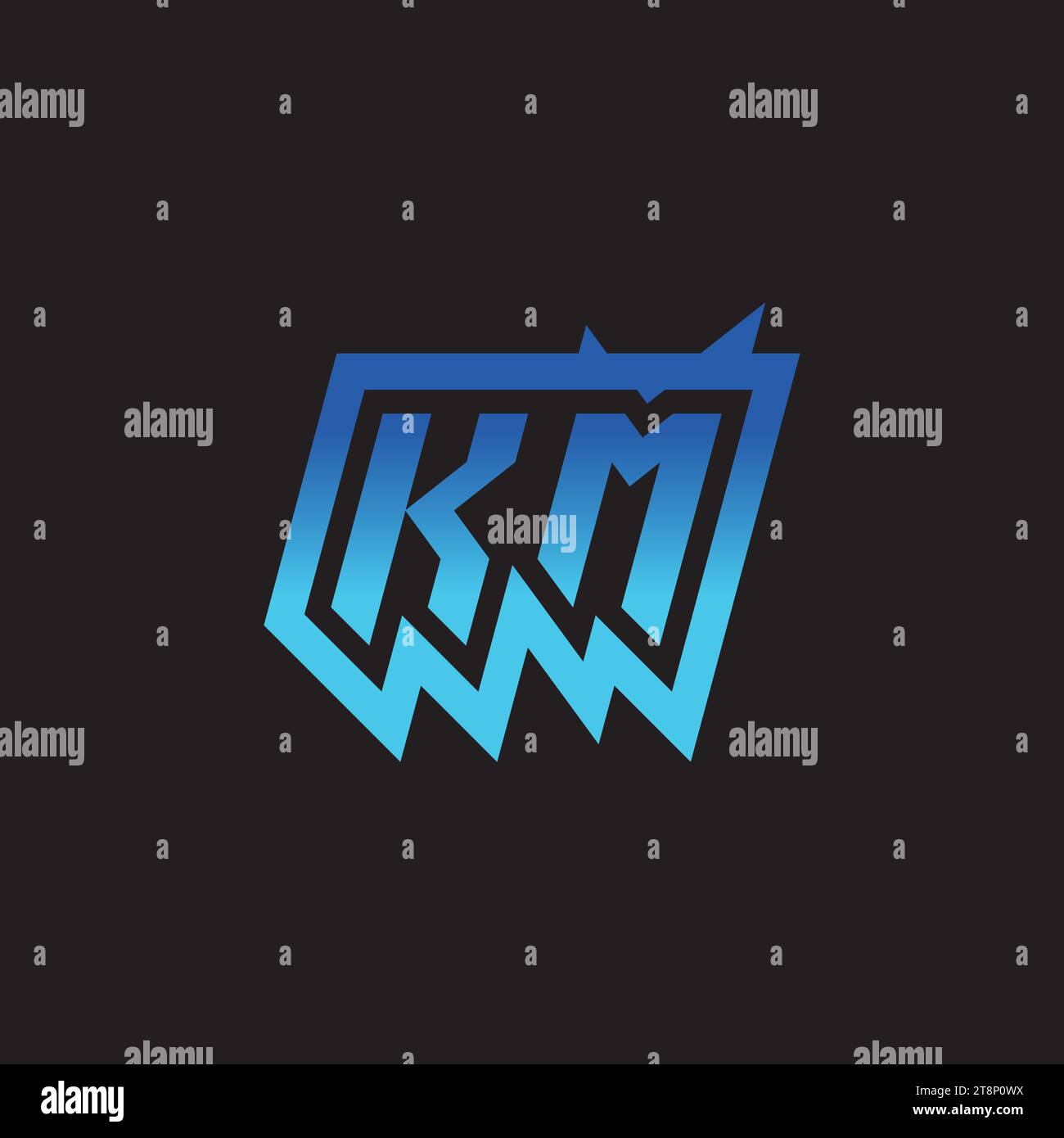Km logo vector vectors hi-res stock photography and images - Alamy