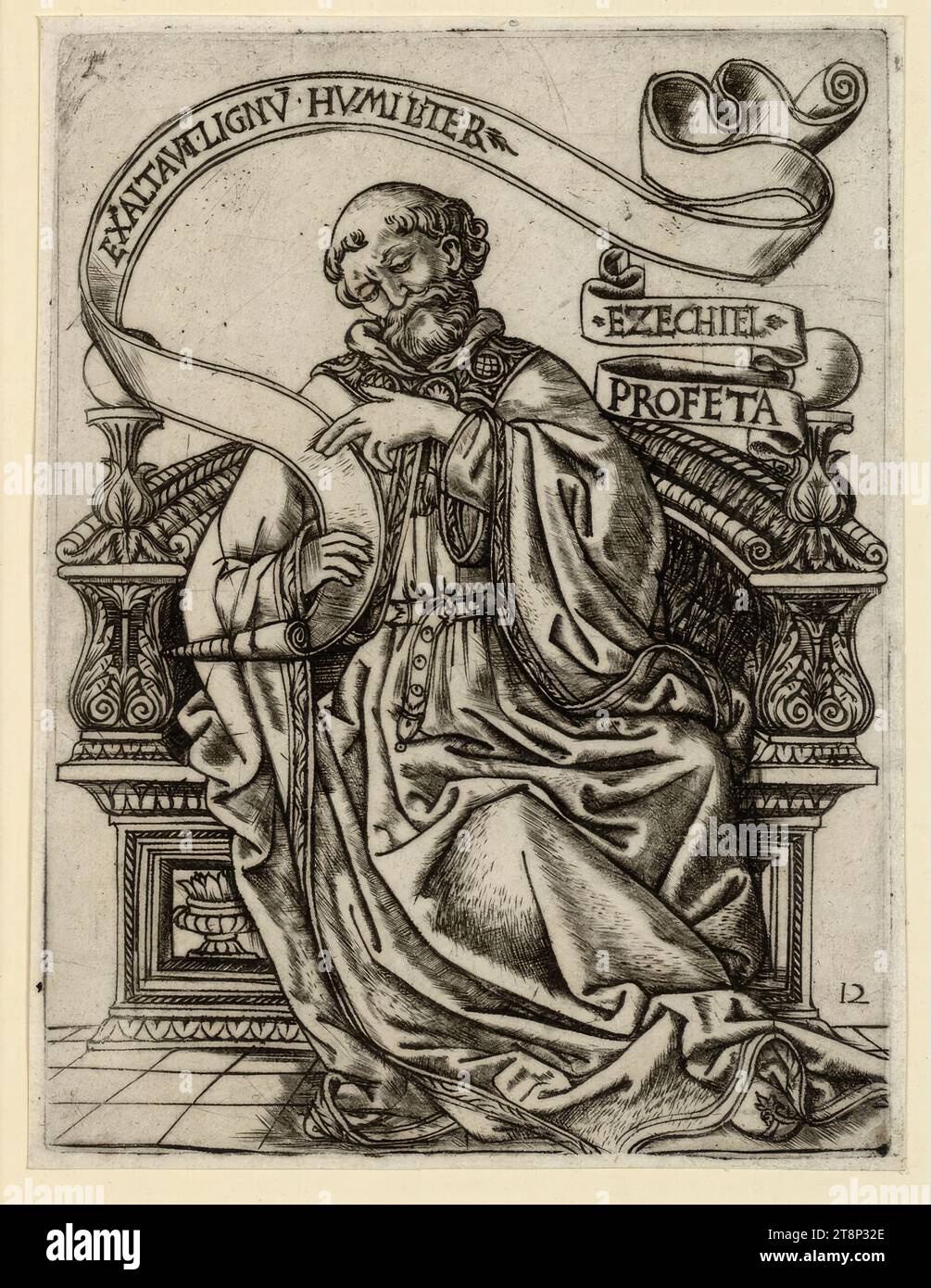 Ezekiel, Master of the Prophets and Sibyls, fine Florentine manner