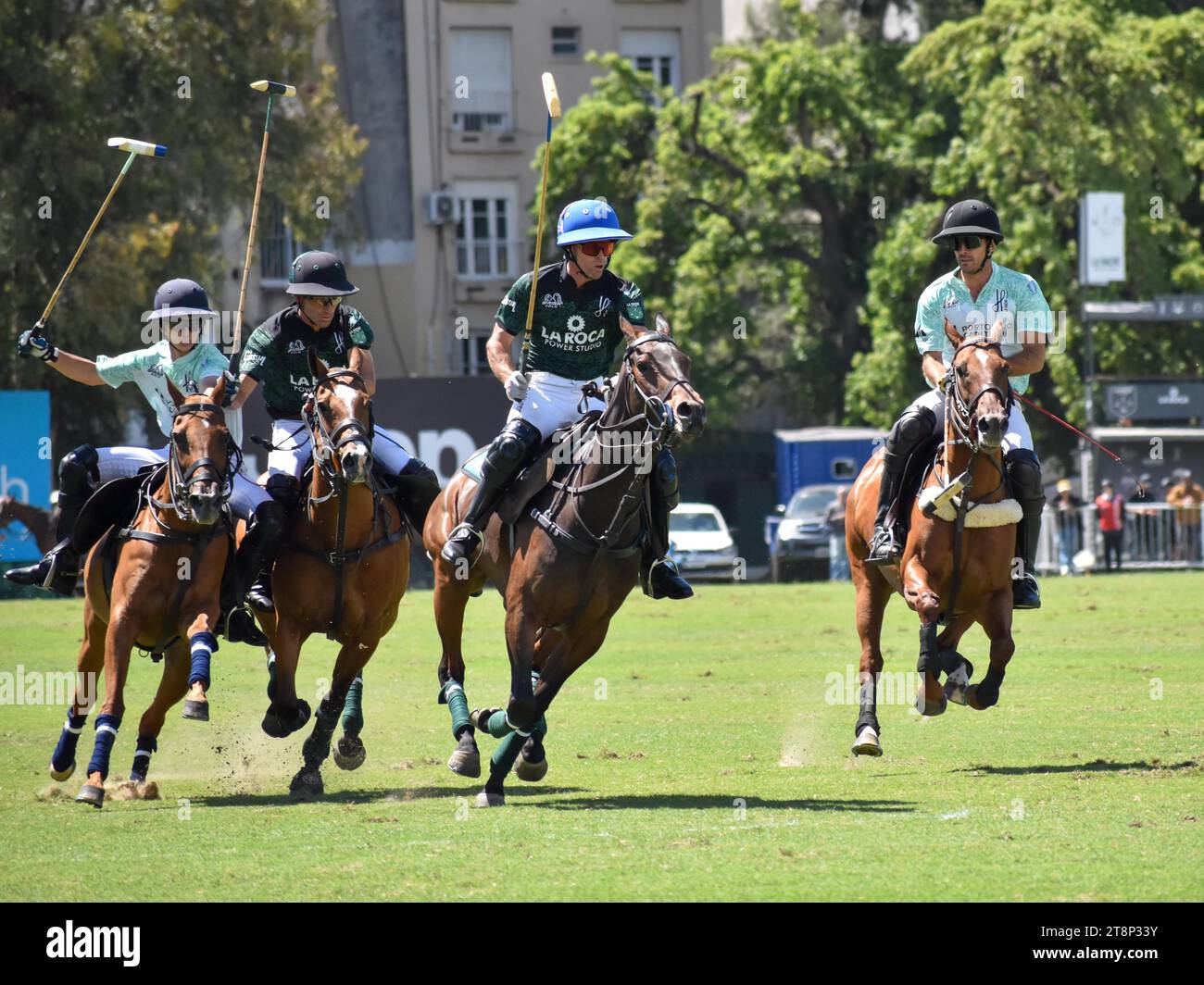 Scene from the 130th Argentine Open Polo Championship (Campeonato Argentino Abierto de Polo) on