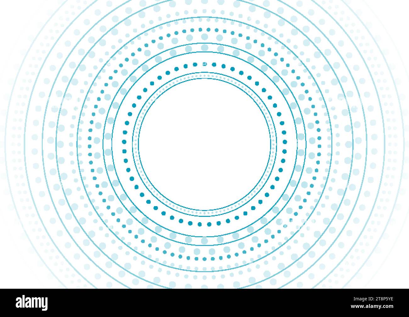 Blue minimal lines abstract futuristic circles tech background. Vector ...