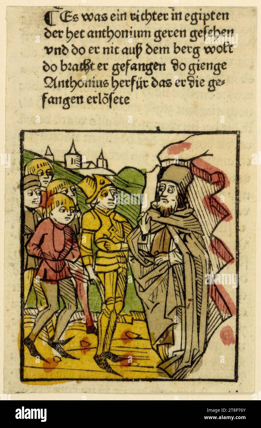 Saint Anthony redeems the prisoners, illustration to 'Life of the Holy