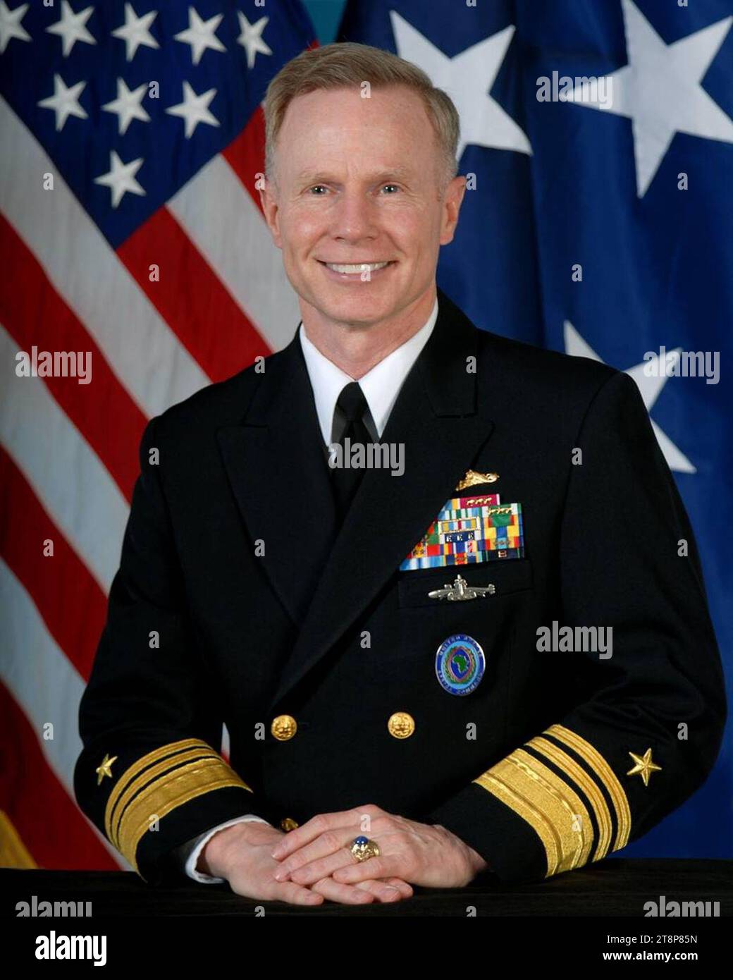 Vice Adm. Charles J. Leidig, Jr. Stock Photo