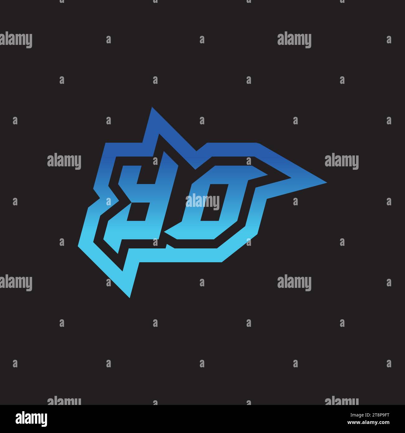 YO initial inspiration logo design esport and gaming clan ideas Stock Vector Image & Art Alamy