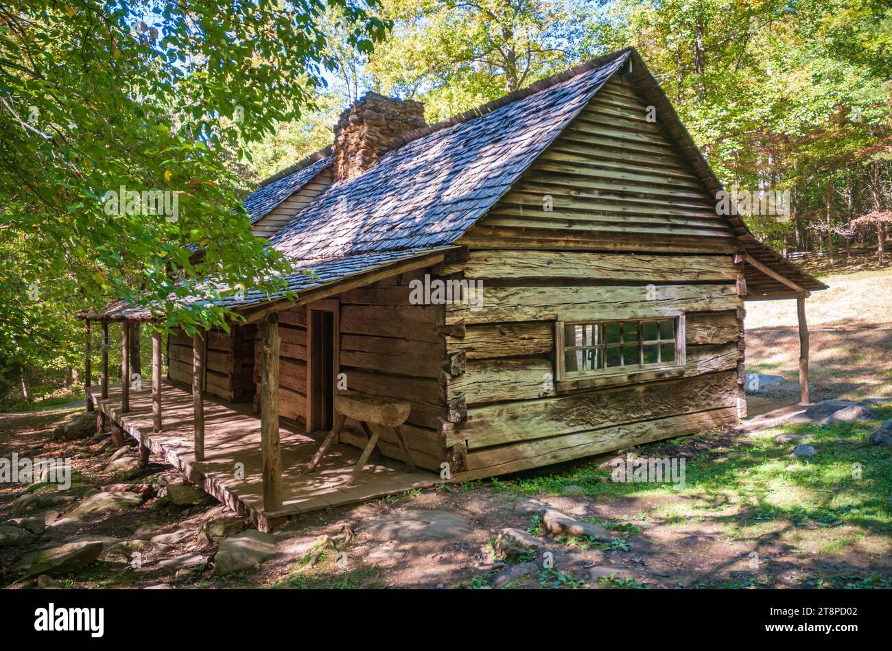 The The Bud Noah Ogle Cabin and Homestead in the Great Smoky Mountains