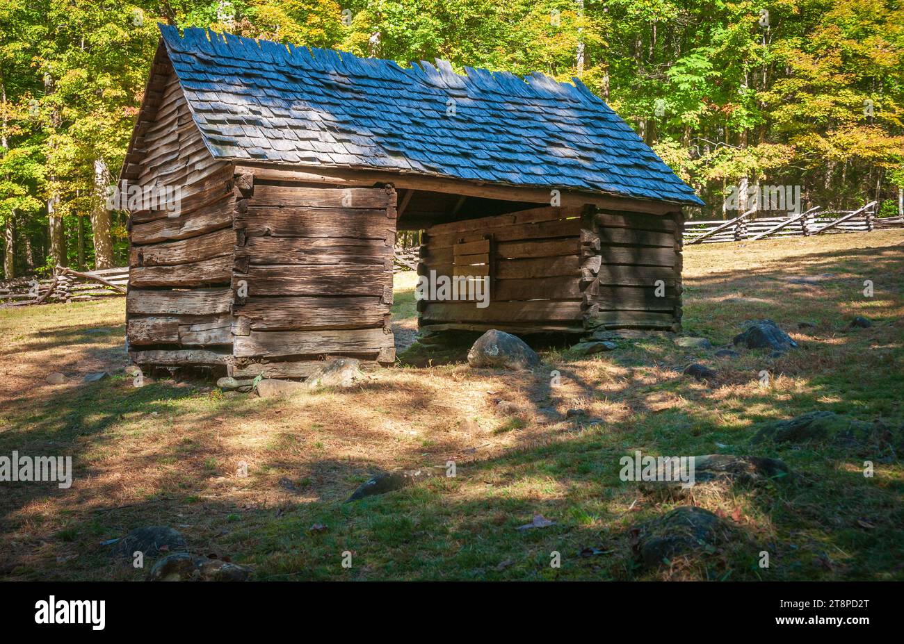The The Bud Noah Ogle Cabin and Homestead in the Great Smoky Mountains
