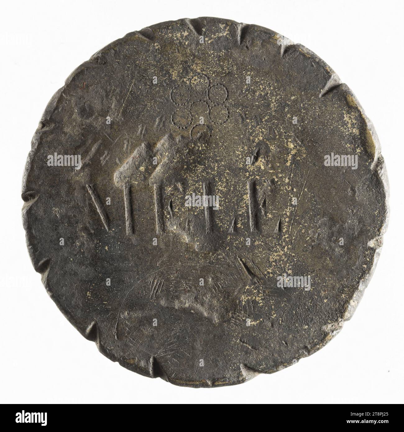 Halles et marchés de Paris: [Melé ?], Ancien Régime, Numismatic, Token ...