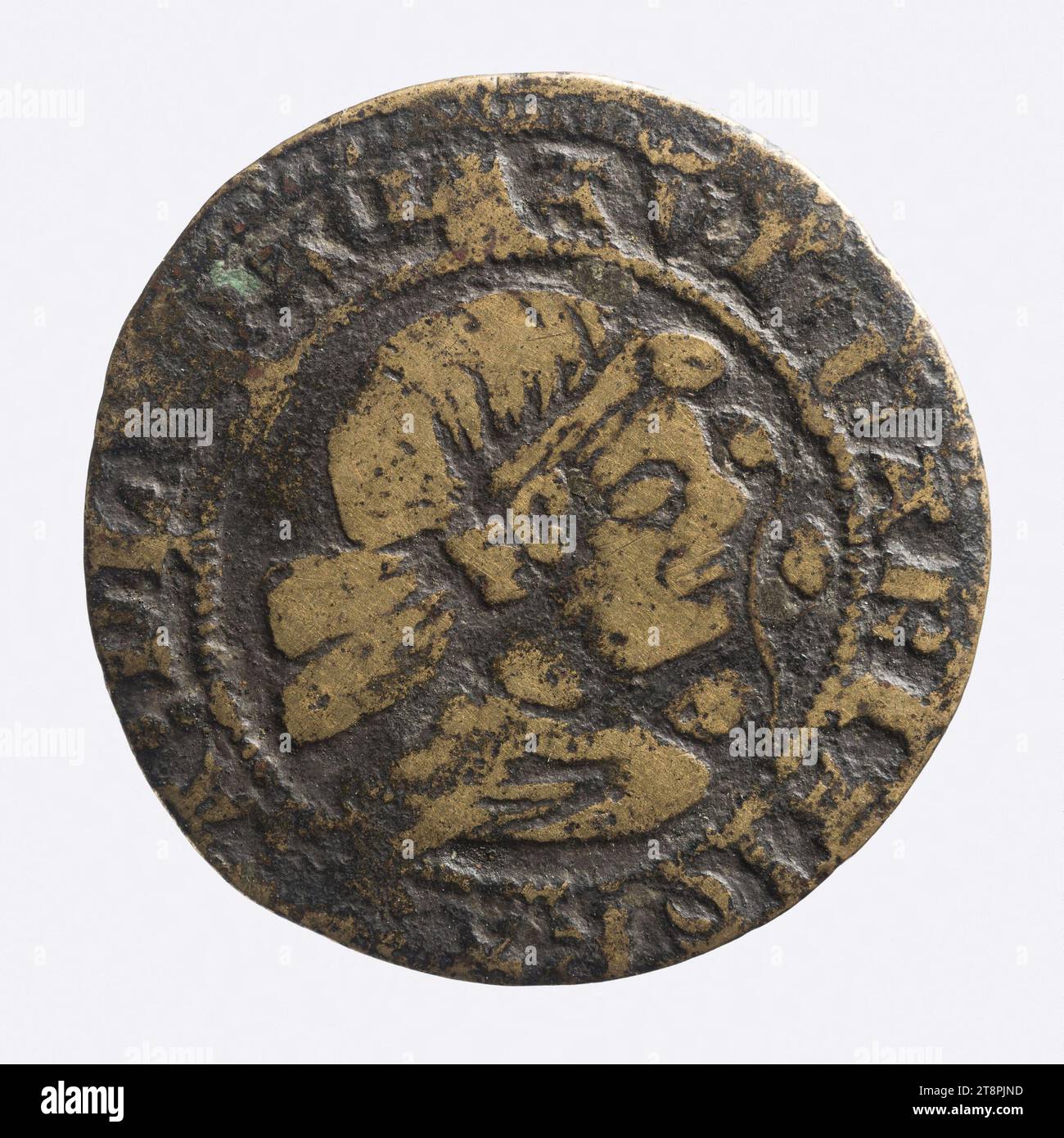 Counting token with Saracen's head, XIIIXV century, Numismatic