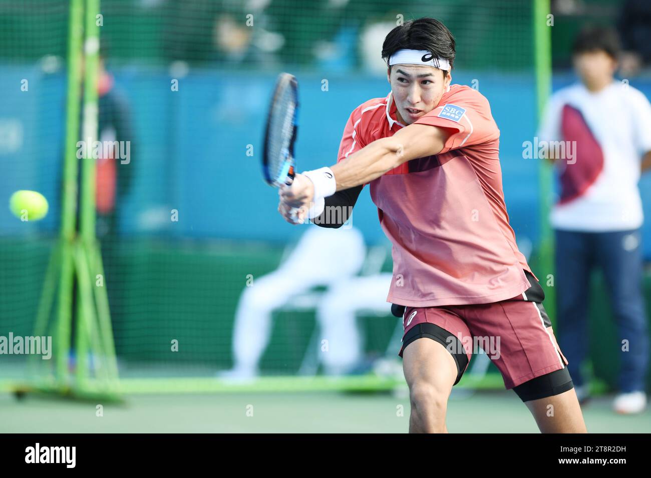 Kanagawa, Japan. 21st Nov, 2023. Yosuke Watanuki (JPN) Tennis Men's