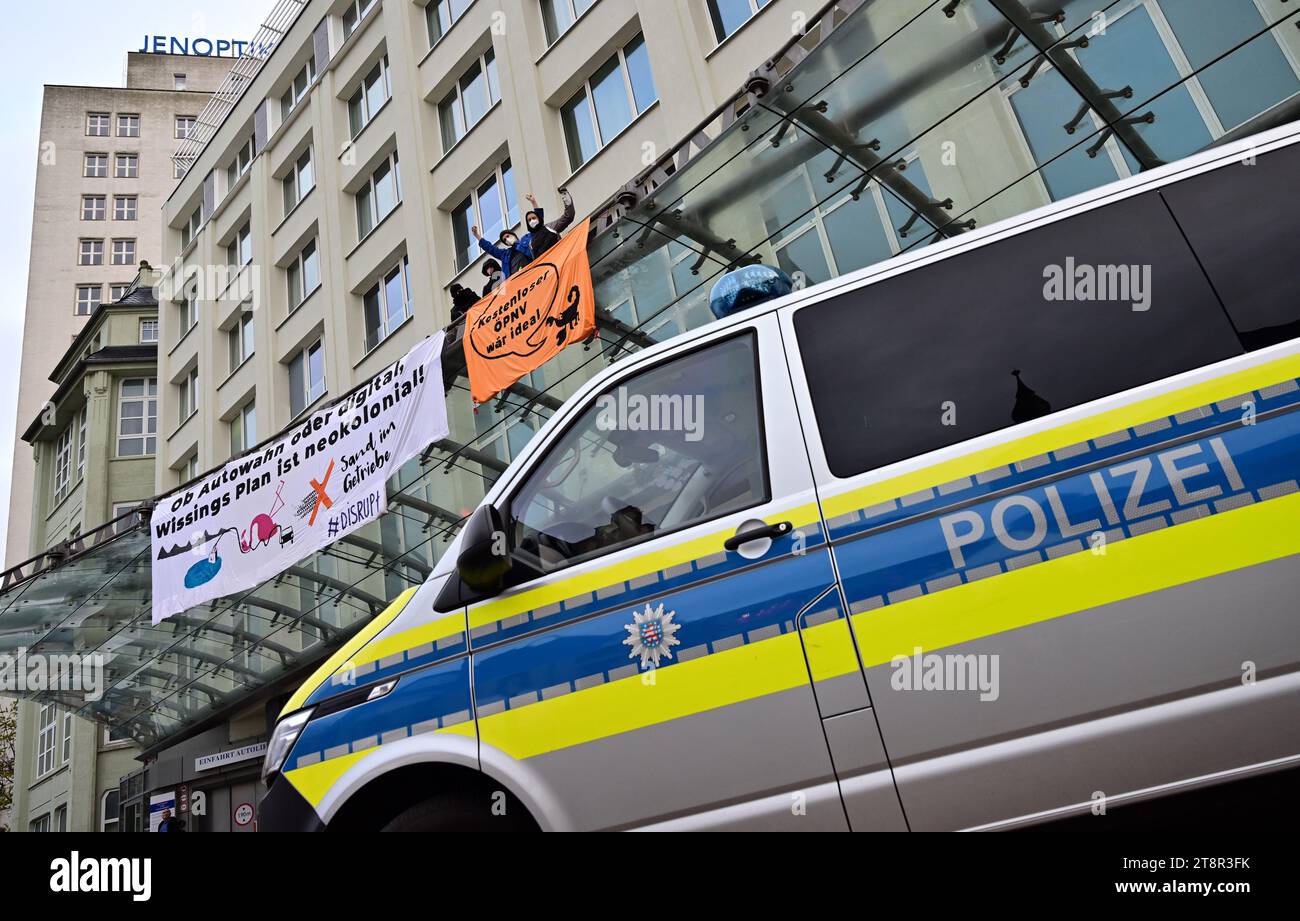 Jena, Germany. 21st Nov, 2023. "Whether car mania or digital, Wissing's