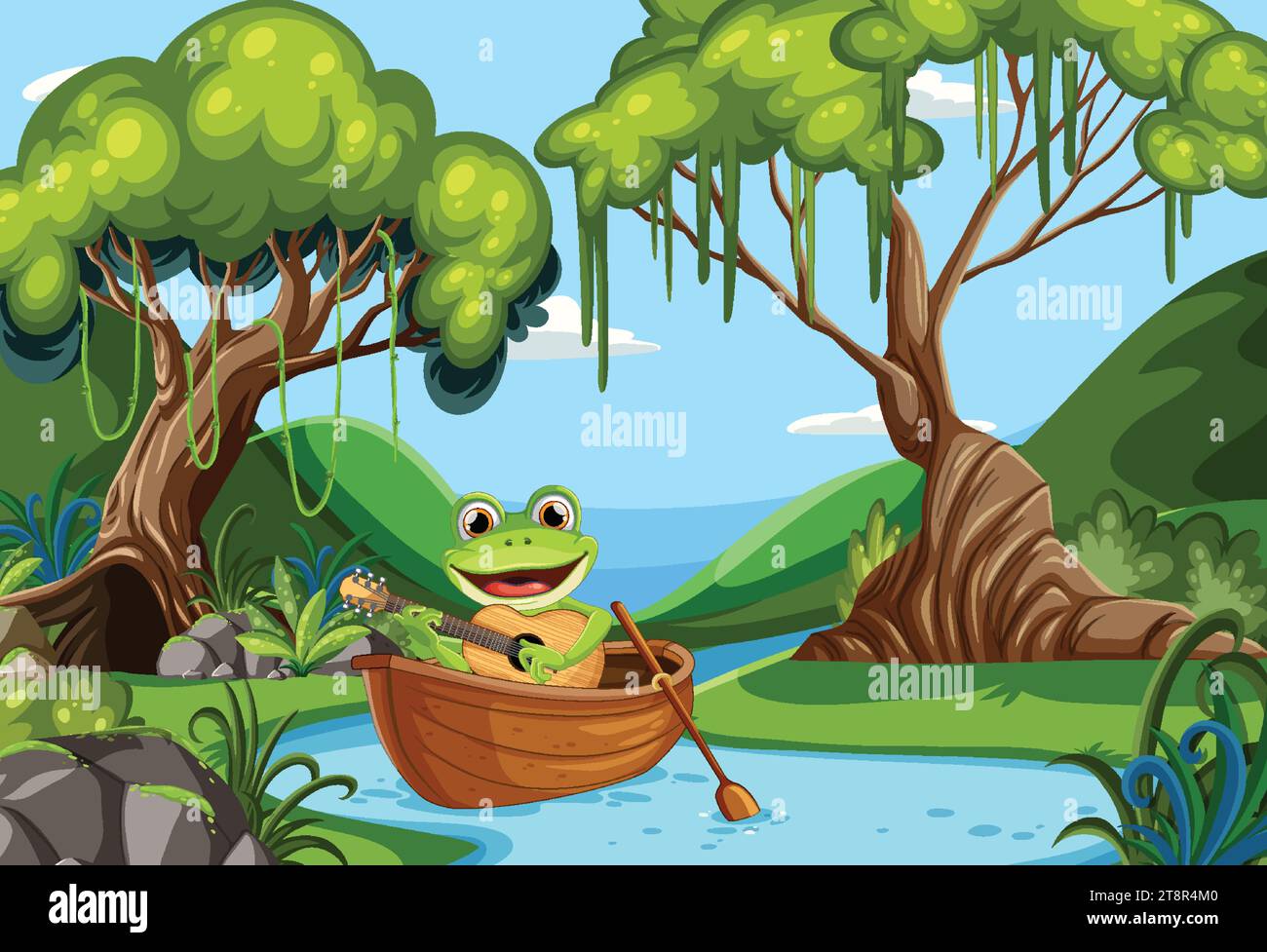 Row boat clipart hi-res stock photography and images - Alamy