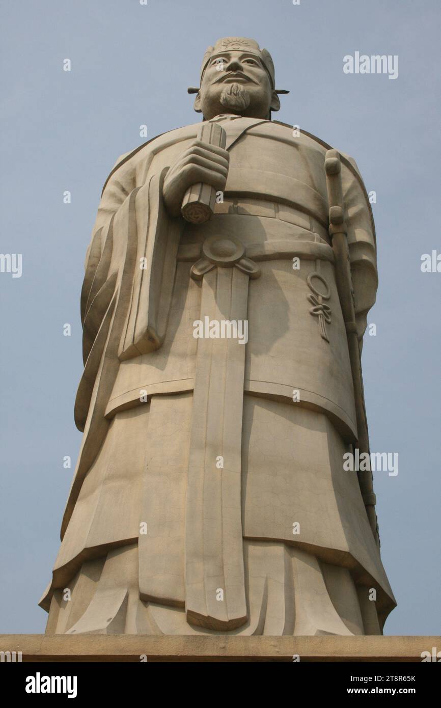 Statue of Zhang Qian, Nanyang area, southern Henan, China Stock Photo
