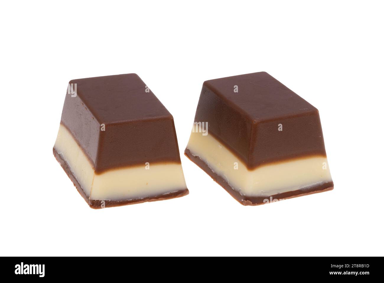 chocolate dark peppermint isolated on white background Stock Photo - Alamy