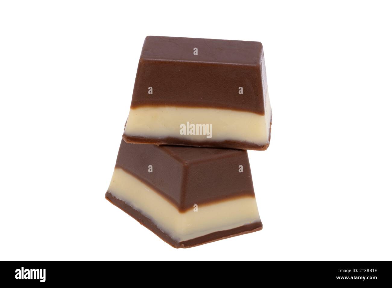 chocolate dark peppermint isolated on white background Stock Photo - Alamy